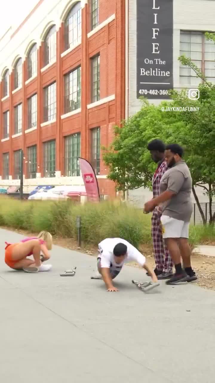 Crutches Prank