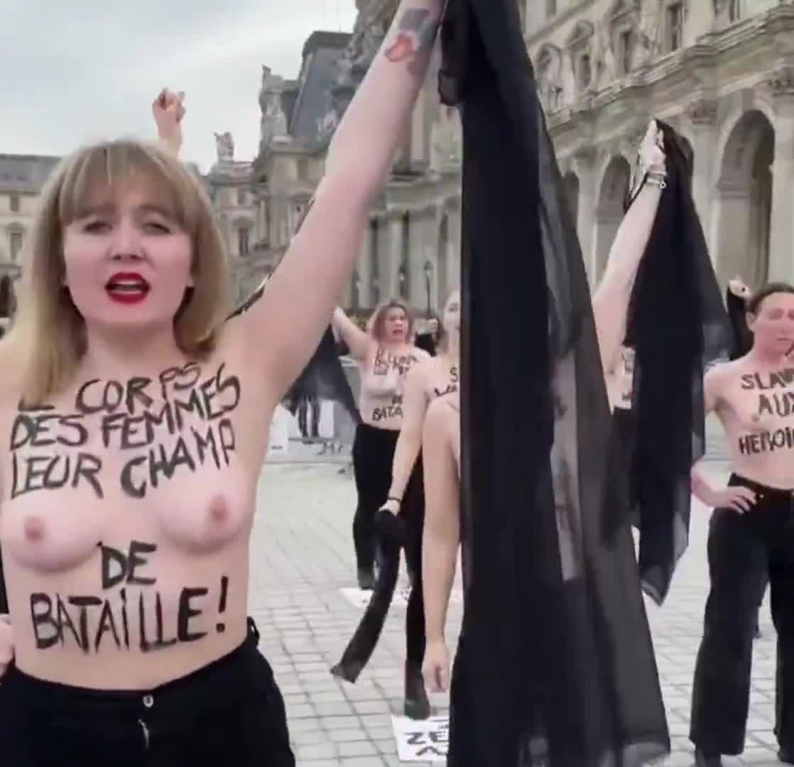 Topless Protest