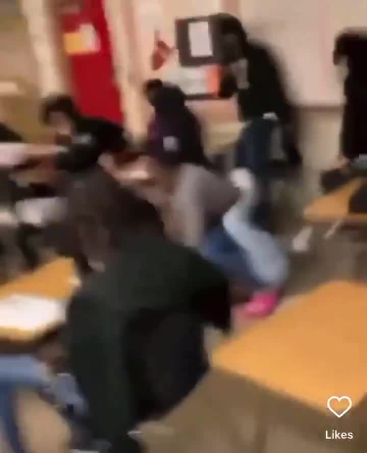 Black Schoolgirl Beatdown